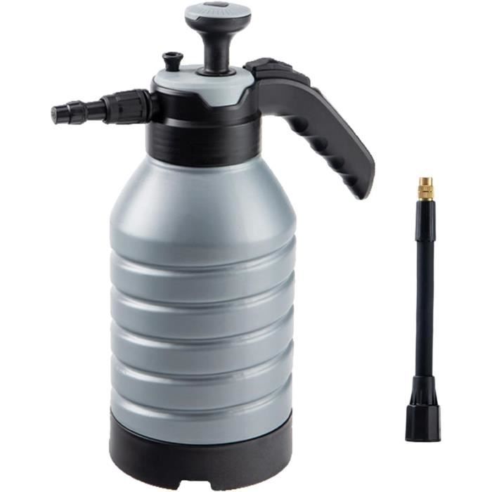 Pulvérisateur En Mousse Manuel 2L - Pour Lavage Auto, Vélo Ou Jardin - Haute Pression, Buse Réglable, Sécurité Anti-surpression