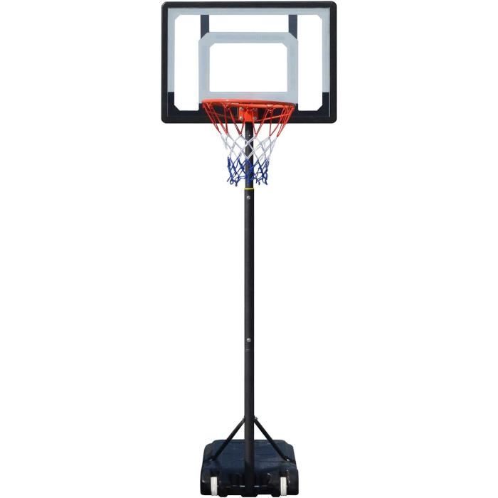 ArtSport Panier de Basket d'extérieur avec Pied et roulettes – Hauteur  réglable de 255 à 305 cm Panier Adulte Enfant Support de Basket :  : Sports et Loisirs