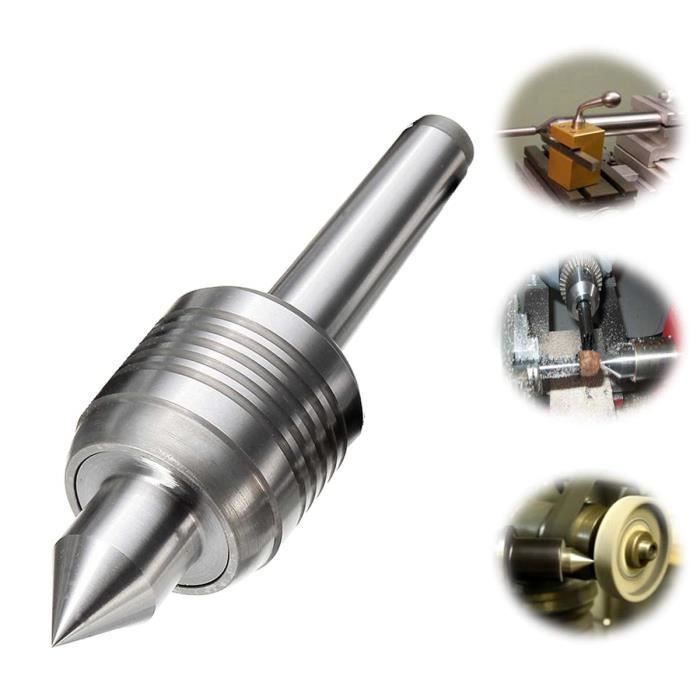 Pointe Tournante De Centrage MT0 Pour Tour - Précision 0.01mm, Longueur 131mm, Dureté 55-60HRC - 7