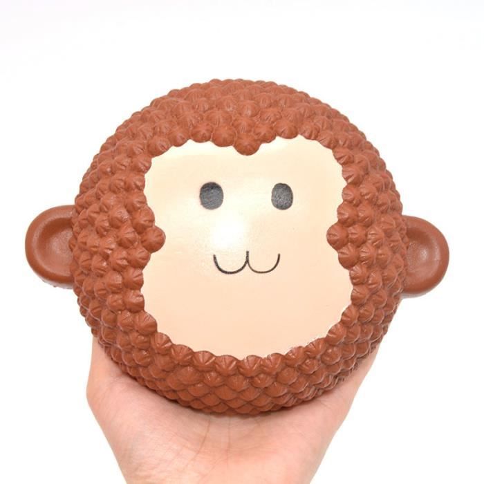 Tempsa Areedy Squishy Jumbo Singe Gateau 15cm Emballage Original Chocolat Cdiscount Jeux Jouets