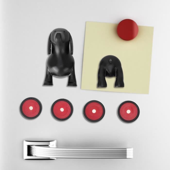 Autocollant Magnétique Rond Coq Et Poules - Aimant Réfrigérateur Décoratif 5,1 Cm