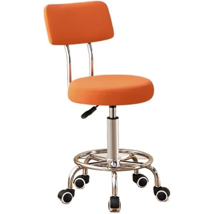 Tabouret de selle ergonomique réglable en hauteur avec roulettes