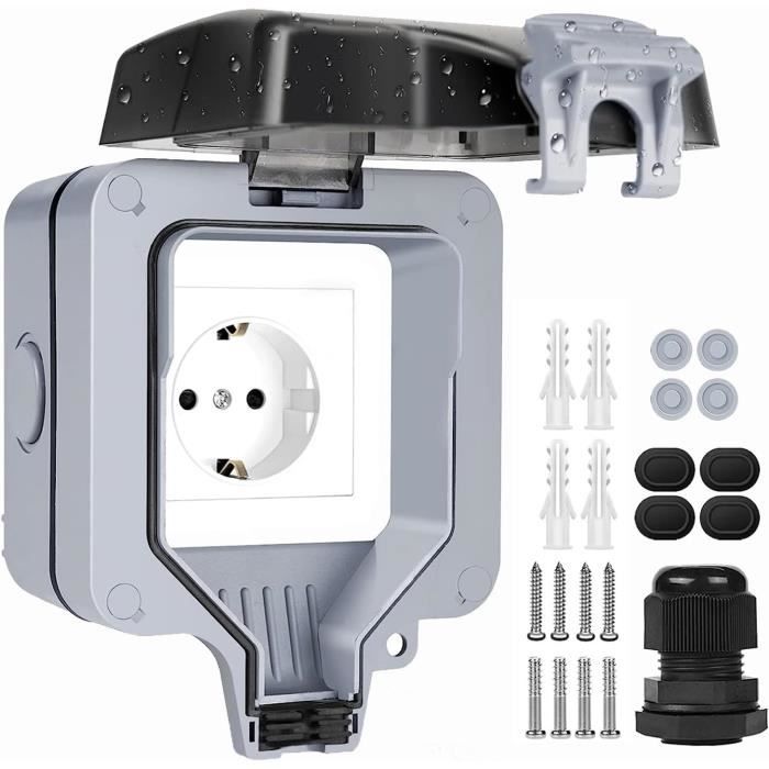 Prise Extérieure RV 100A 120/240V – Parkmate Midwest – NEUVE – VMKJHAUT – Panneau