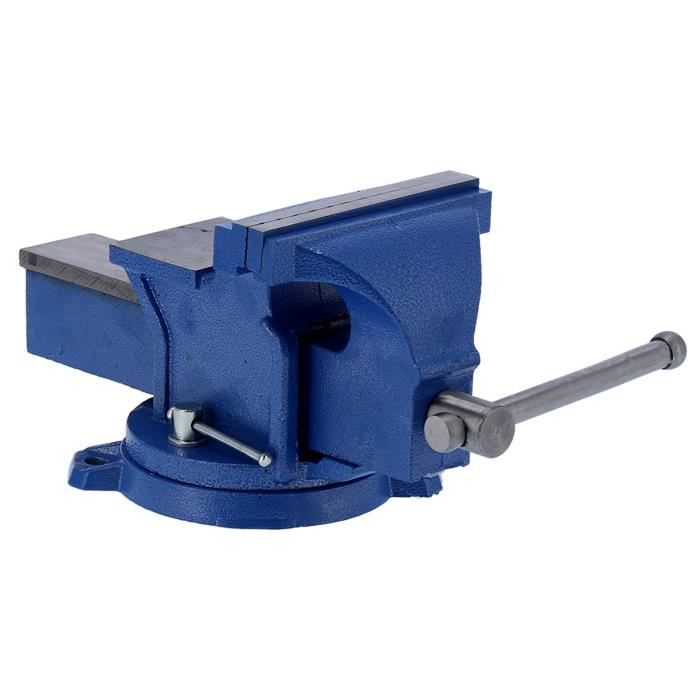 Étau De Perceuse à Colonne 125mm - Bleu - En Fonte Et Acier - Pour établi, Modélisme, Bricolage - 8