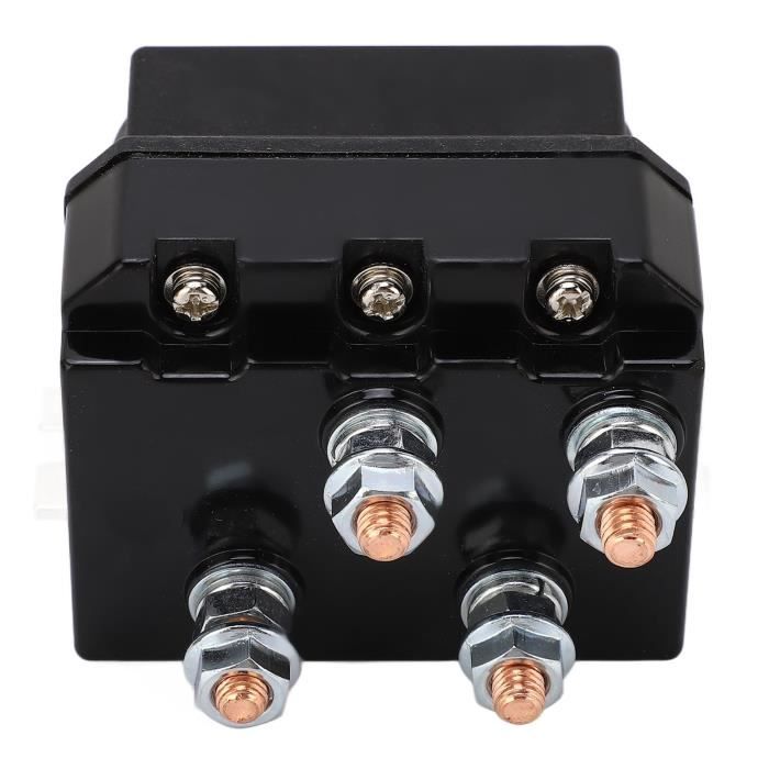 Relais De Treuil électrique Professionnel Enduit De Poudre De Surface Noire Dc 12v 250a Pour 2000lb 5000lb Atv Utv 88604588