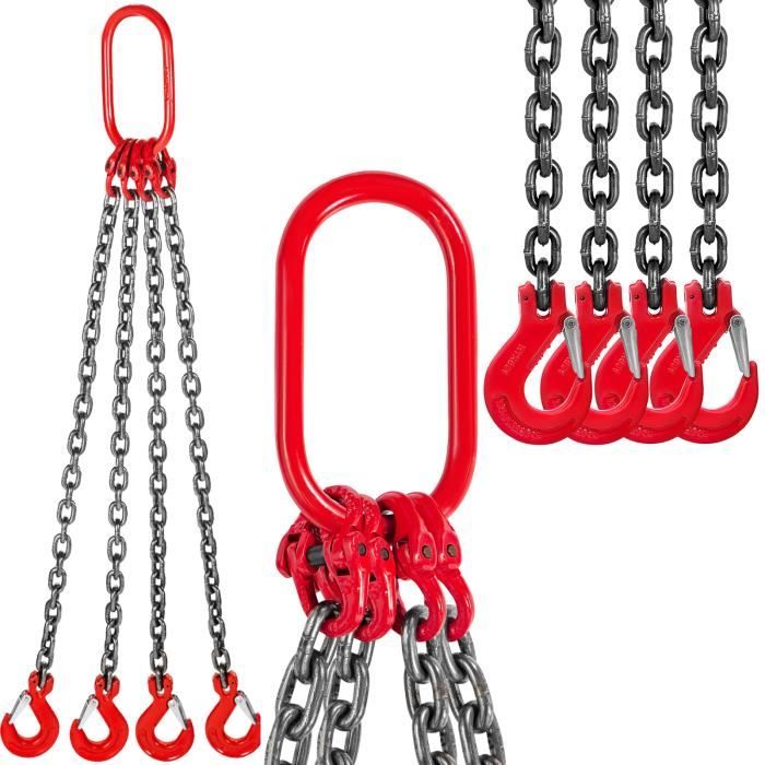 Suspension à 2 brins de 8 mm - Charge maximale