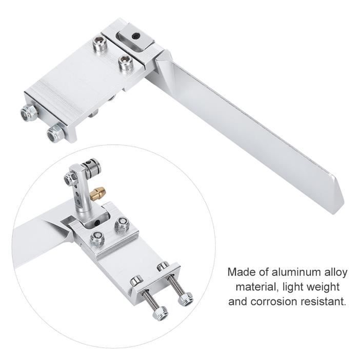 Gouvernail de direction flexible 4.76mm 3/16 Arbre d'entraînement de bateau + Stroit d'arbre + ramassage de l'eau GRUDER + Hélice de 40 mm pour l'hydroplane de course de vitesse de bateau RC
