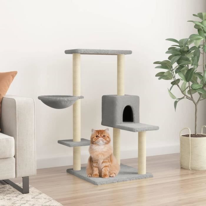 vidaXL Arbre à chat avec griffoirs en sisal 95 cm - vue 3