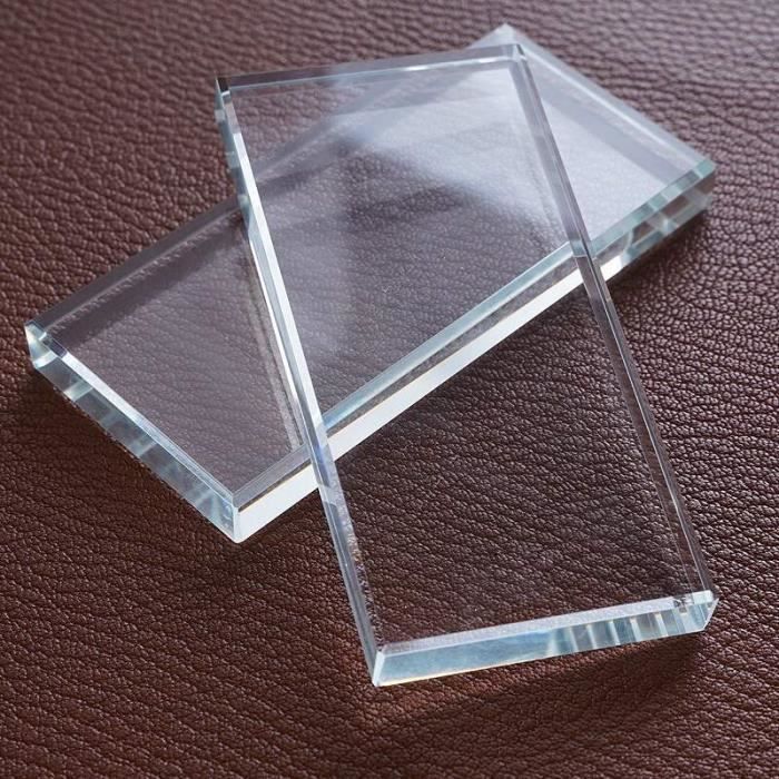 Verre Trempé Pour Polissage Du Cuir – 130 X 100 X 8 Mm – Outil De Lissage Et Brunissage – Artisanat Cuir