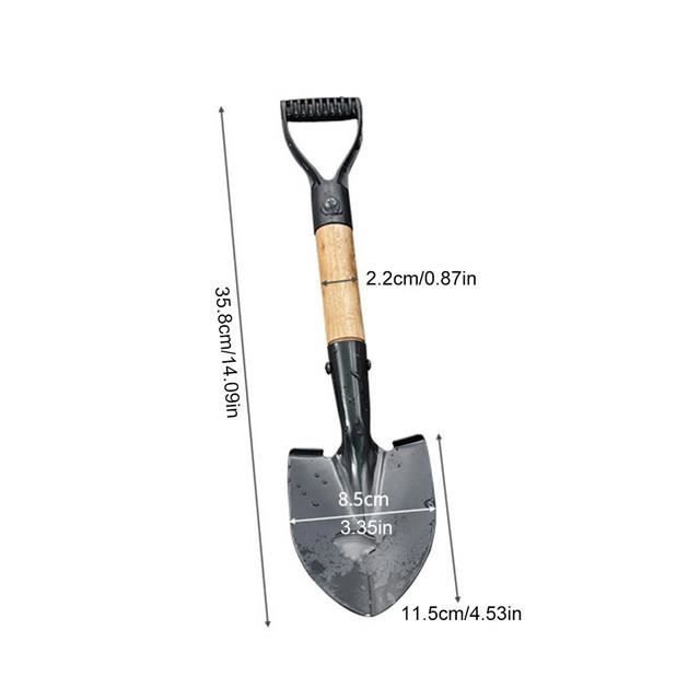 Pelle Pointue MIVOS 75cm - Acier Trempé, Manche Métal