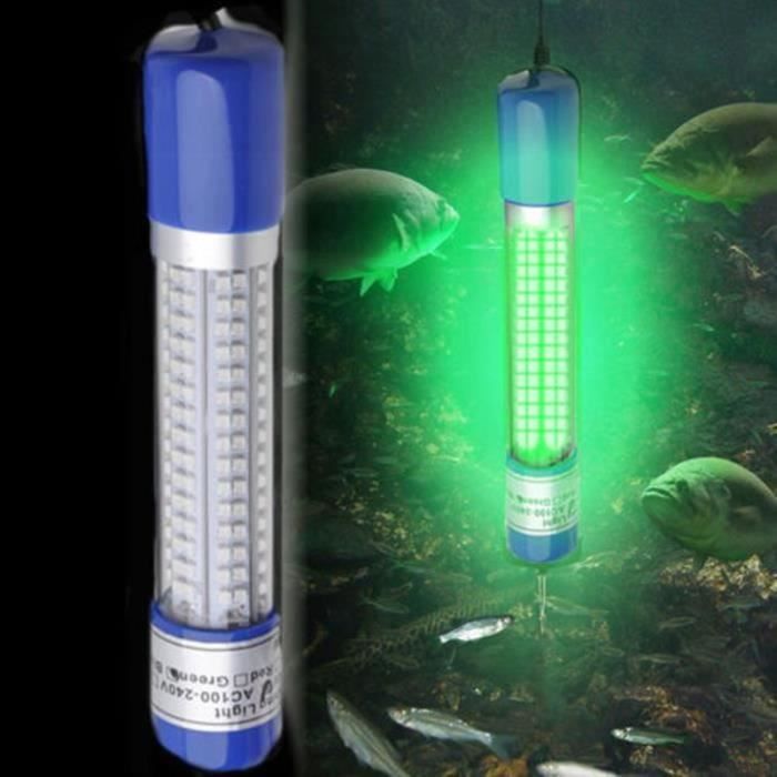 Lampe Sous-marine De Pêche SHENKENUO 15000 LUMENS, 300 LED Vertes, 12V, 5 Mètres