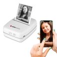 AGFA PHOTO Realipix Pocket P - Imprimante Photo Thermique Portable (Impression Noir et Blanc sans encre, Bluetooth, Batterie-1