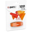 Emtec C410, 128 Go, 2.0, Connecteur USB Type-A, Casquette, Orange-1