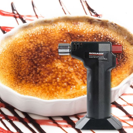 Chalumeau de cuisine-mini chalumeau avec gaz butane - flamme réglable et  verrou de sécurité - chalumeau à crème brûlée pour b[A47] - Cdiscount Maison