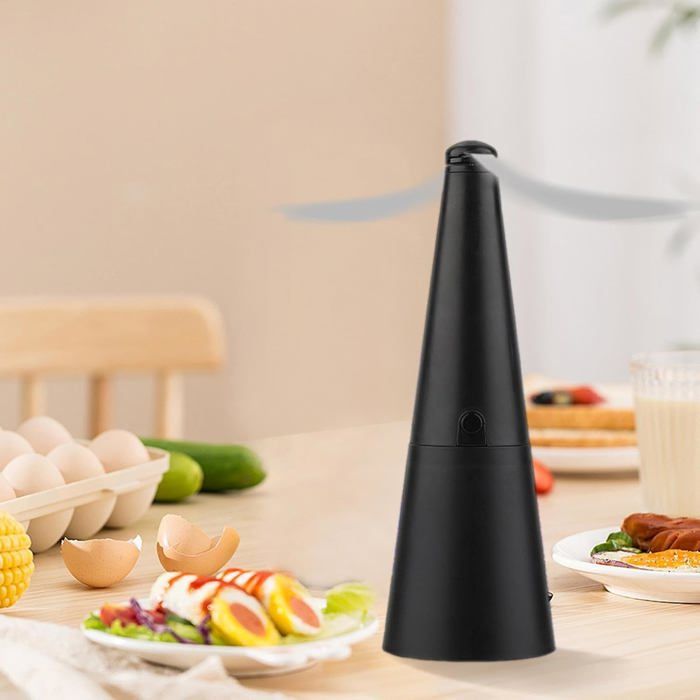 Ventilateur De Table Anti-Mouches - Répulsif à Insectes Volants Et Brise D'Air Frais - Pour Intérieur/Extérieur, Alimentation Sur Piles (1 Ou 2 Pièces)