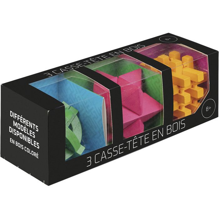 Professor Puzzle - Coffret Casse-tête Géant - Plus De 100 Défis, 4 Métaux, 2 Bois, 1 Tangram, 30 Allumettes, 100 Cartes, Sablier