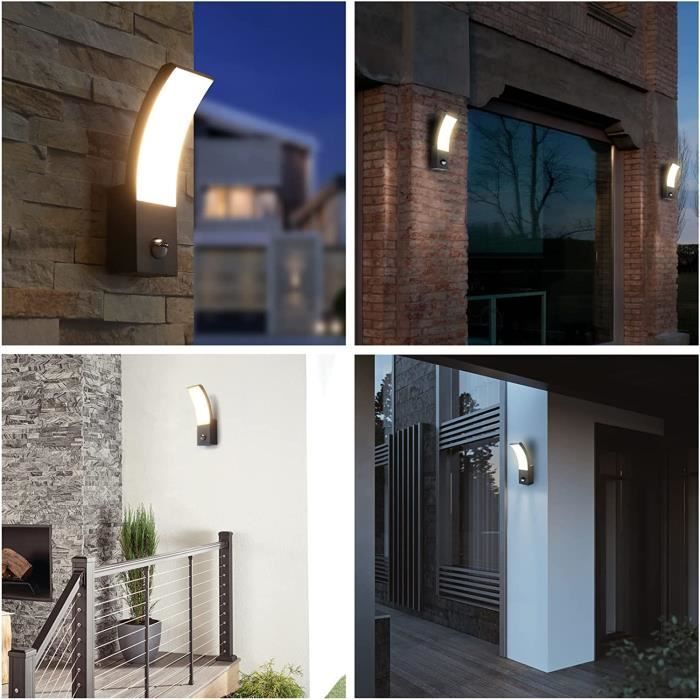 Lampadaire de Jardin Trade - Éclairage pour chemins - Noir - Aluminium - LED  - Extérieur - Cdiscount Maison