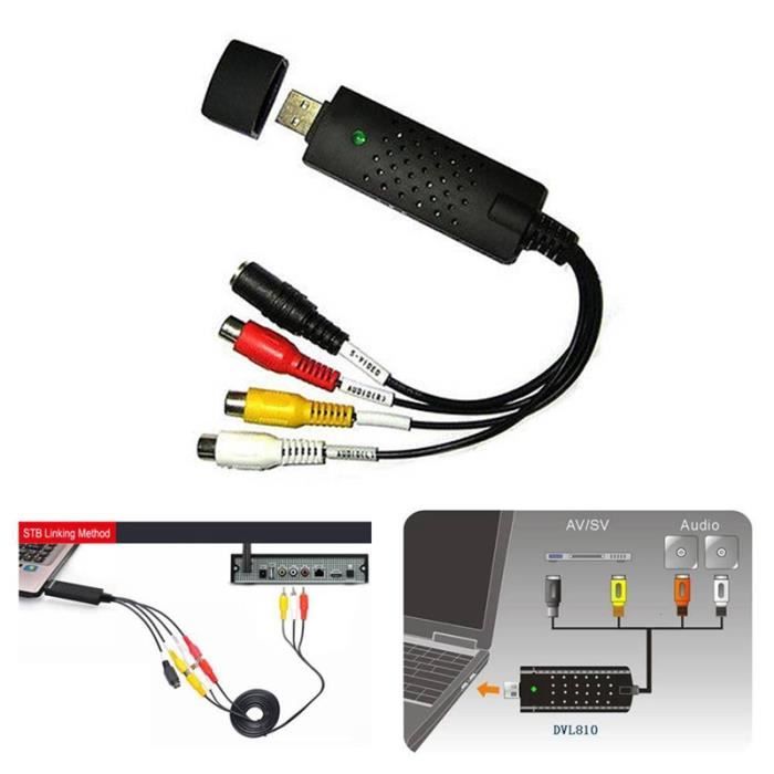 Carte d'acquisition vidéo audio USB avec câble USB - Temu Belgium