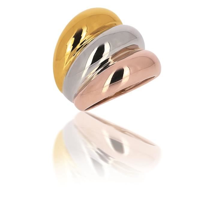 Bague AVENUEDUBIJOU 3 Ors Bombee Femme Or Jaune