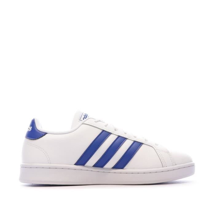 Basket Blanche Homme Adidas Grand Court Blanc Cdiscount Chaussures