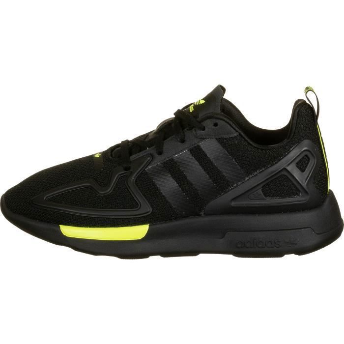 Chaussures enfants adidas ZX 2K Flux Core noir Coupe basse Running retro lifestyle Core noir Cdiscount Chaussures