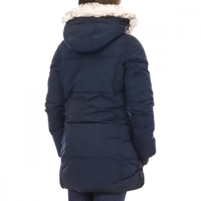 Parka bleu marine femme store