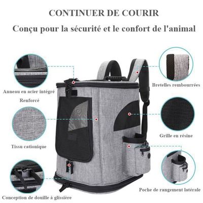 Sac à Dos Voyage Léger Imprimé Chat - Étanche, Compact - Poches Latérales - Pour Homme Et Femme - Idéal Rando, Quotidien