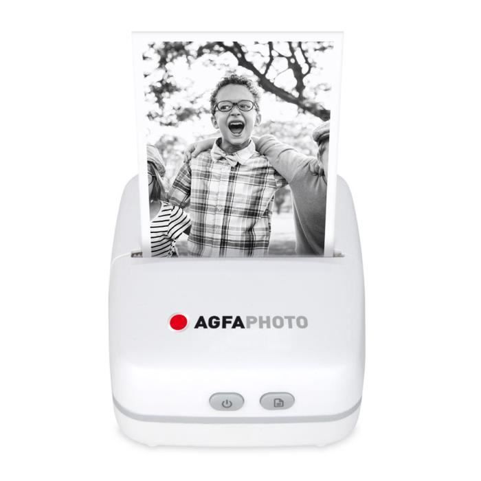 AGFA PHOTO Realipix Pocket P - Imprimante Photo Thermique Portable  (Impression Noir et Blanc sans encre, Bluetooth, Batterie - Cdiscount  Informatique