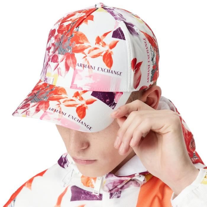 Casquette Armani Exchange BASEBALL HAT Ref. 954214 3R115 99010. Couleur Blanc Rose Rouge. Details. Couronne structuree Cdiscount Pret a Porter