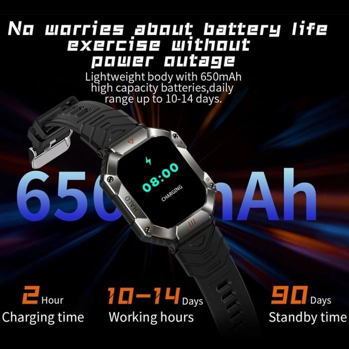 Montre Connectée Kreyos Meteor + Bracelet Homme (état Collector, Neuve)