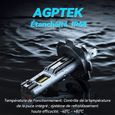 AGPTEK 2 X 42W 10000LM H7 Phare de Voiture à LED 6000K, Ampoule Auto Moto de Rechange pour Lampes Halogènes et Kit Xénon, Blanc-3