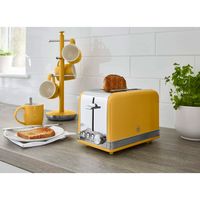Set Petit-déjeuner Bouilloire Grille-pain Micro-ondes 20L Nordic Bleu Swan Strp1060 2200w Bleu