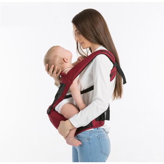 Porte Bebe Multifonctionnel Siege Universel D Ete Respirant Pour Bebe Artifact Rouge Cdiscount Bricolage