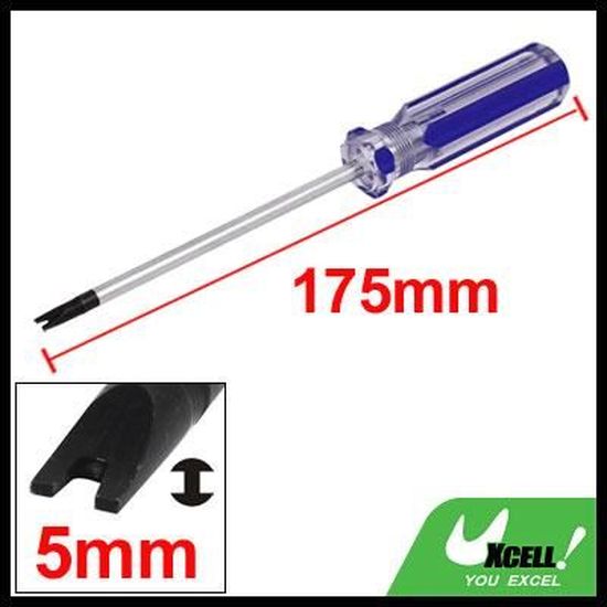 MYG 5pcs Tournevis Spécial Ensemble U Y Forme Triangle 50mm Tournevis Bits
