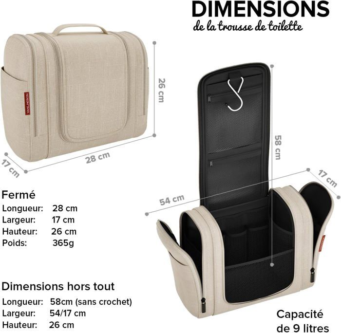 TROUSSE DE TOILETTE SPRINT 69 BEIGE