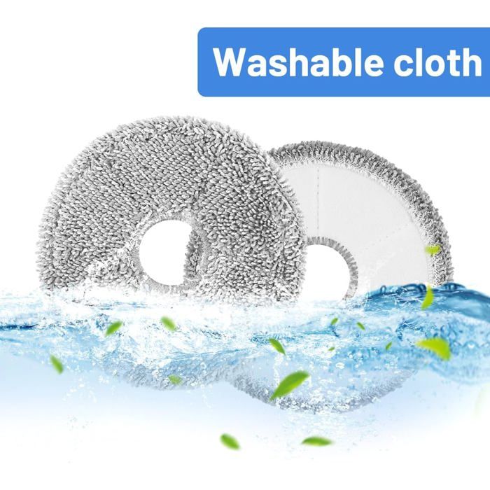 DianSung Chiffon Pour ECOVACS DEEBOT T50 Pro Omni,N30 Pro Omni, X2 Omni, X2 Combo, T30