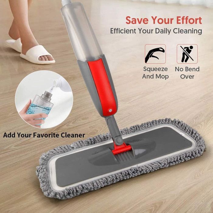 Balai Vaporisateur MEXERRIS - Serpillère Microfibre Avec Réservoir 410ml - Nettoyage Sols