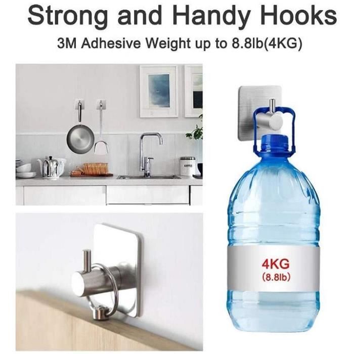 5 Pièces Bain Inox Porte Serviette Ventouse Accroche Torchon Puissant Crochets De Douche Mural Cuisine Bain Chambre 98436782