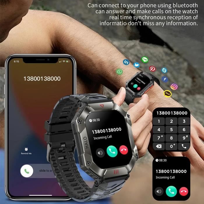 Smartwatch Kreyos Meteor + bracelet homme (état collectionneur