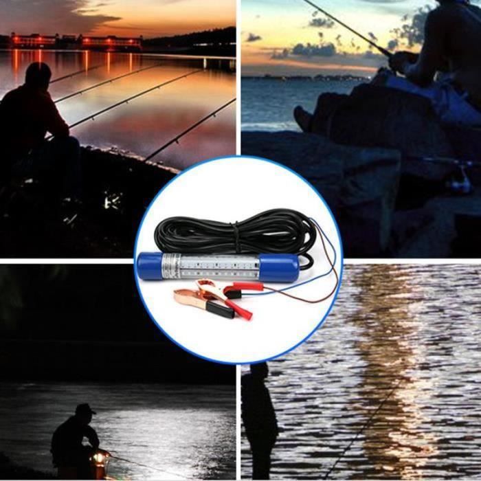 FLYSAND LED lampe de pêche sous-marine diamant forme Flash lumière
