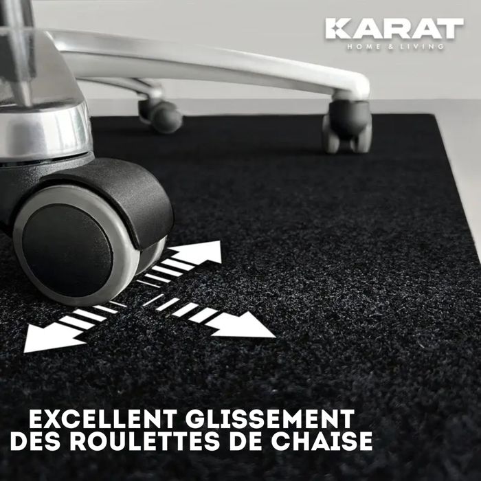 Tapis Protection Sol Chaise Bureau 120x140cm - Tapis Gaming Antidérapant Pour Sols Durs