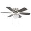 Ventilateur De Plafond Orne Avec Lumiere 82 Cm Marron Fonce Achat Vente Ventilateur De Plafond Ventilateur De Plafond Orne Cdiscount