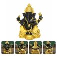 1 pc éléphant hindou dieu Figurine significative Art tableau - toile decoration murale - tableau - cadre photo - sticker-0