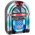 Jukebox lumineux New-York Bluetooth, Radio, CD, mp3, USB, SD, Aux - H38 x 17 x 27 cm-0