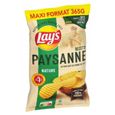 Chips Lay's Recette Paysanne Nature 365g/Sachet 2 sachets-0
