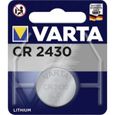 Pile bouton lithium 3V CR2430 - VARTA - 6430101401-0