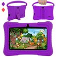 Tablette pour Enfants Veidoo - 7'' Android - 2 Go RAM 32 Go ROM - Contrôle Parental - Éducative (Violet)-0