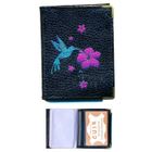 SYL'LA Pochette Etui Porte Cartes bancaire, credit, fidélité, noir - pour 24 cartes Colibri