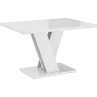 Table basse - MALAVA - Blanc laqué - Carré - Contemporain - Design
