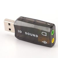 3D USB carte son USB Audio 5.1 externe USB carte son adaptateur Audio Micro haut-parleur Interface Audio pour ordinateur [B73EBB0]